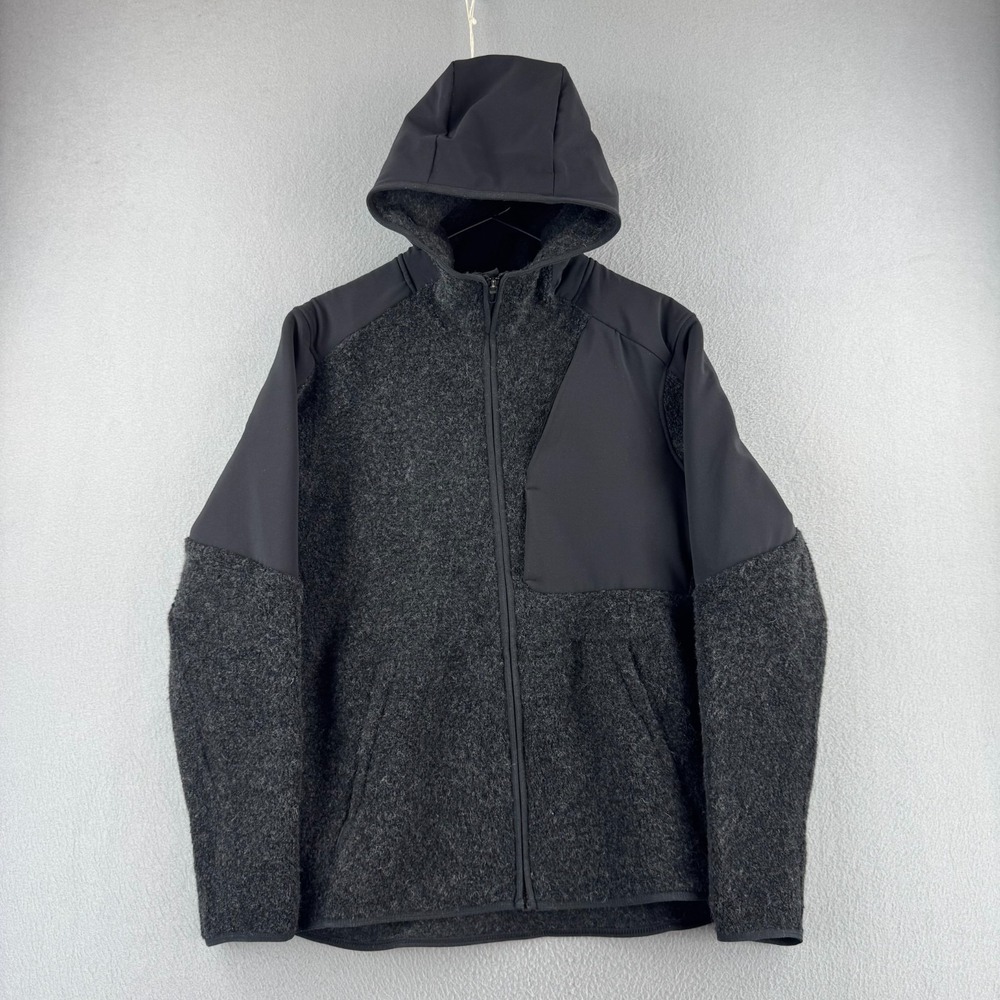 Lululemon Jacket Mens Small Tundra Trek Full Zip Hooded Wool Outdoor